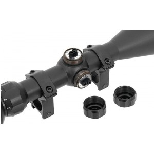 Scope 3-9x50E with high mounting rings [ACM]